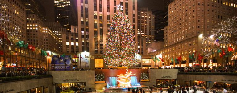 Paquete de navidad en Nueva York